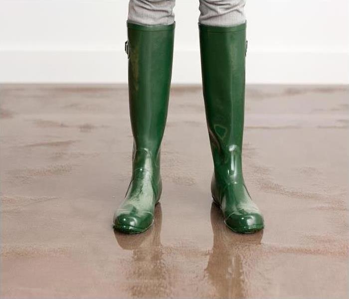 waterproof boots in water